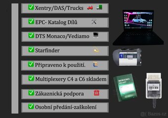 Diagnostika Xentry 2025 + DAS + Passthru kabel | osobní před - 2
