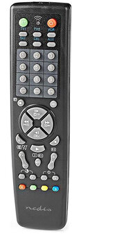 Univerzální dálkový ovladač Nedis TVRC2200BK - 2