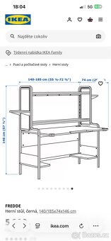 Herní stůl FREDDE z IKEA - 2