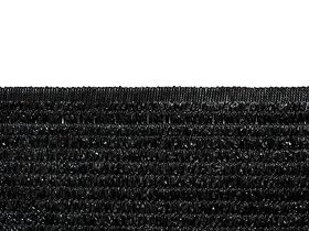 Stínící síť - tkanina na plot černá Kataro - 2