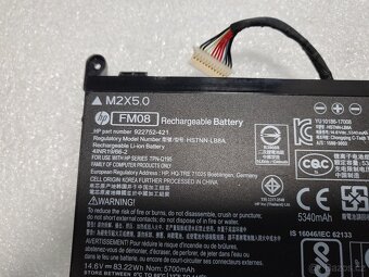 Notebook baterie HP FM08 ( NEZNÁMÝ STAV ) - 2