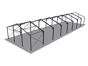 montovaná ocelová hala 15x40x4,3m - 2