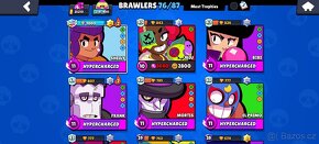 Brawl stars účet 25 210 pohárků - 2
