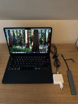 MacBook Air M3 (2024) 8GB / 256GB, Midnight - 2