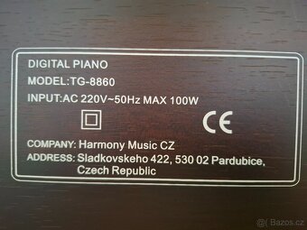 Prodám elektrický klavír - piano - 2
