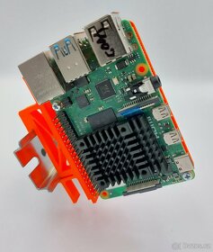Raspberry PI 1-4 držák na DIN - 2