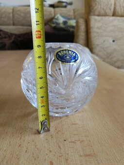 Kulatá váza Bohemia crystal - 2