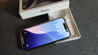Iphone 15 pro 128gb, top stav, fialový - 2