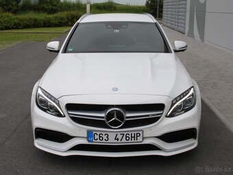 C63 AMG,W205,350kw,LED,NAPPA,ACC,HUD,360°Kamery,POLAR bílá - 2