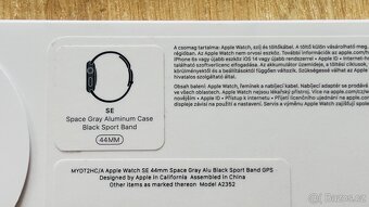 Apple watch SE 44mm Space gray - 2
