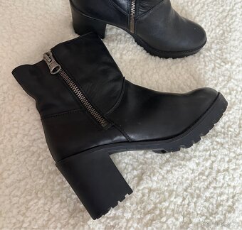 Kozačky kůže Poelman 38 - 2