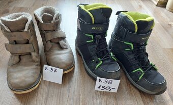 Dětské zimní boty vel. 31, 38 - 2