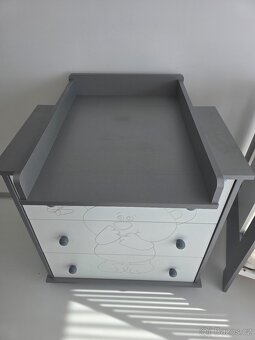 Drewex Komoda + dětská postýlka + matrace - 2