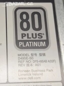 Zdroj DELL 12V 41A server 495W D495E-S0 - 2