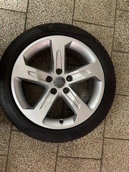 Originál Alu disky Audi + pneu letní zánovní - 2