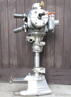 starý lodní závodní motor jawa čz könig MONO Delfín Trenér - 2