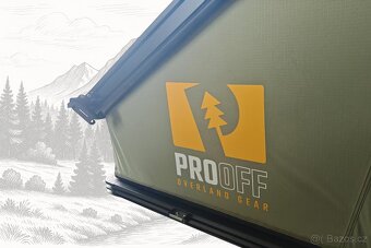 Střešní stan na auto celohliníkový PROOFF Trivor s montáží - 2