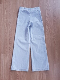 NATAHOVACÍ DŽÍNY • ŠIROKÉ KALHOTY • zn. H&M vel. 134 - 2