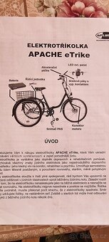 Elektrická tříkolka Apache etrike - 2