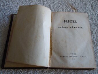 B.Němcová Babička 3.vydání Kober 1869 - 2