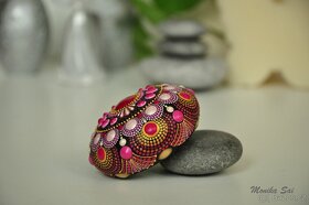 Mandala "Burgundy" DotArt - akryl - 2