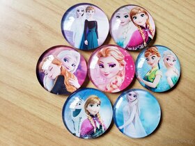 Nové velké magnetky Ledové království Anna a Elsa princezny - 2