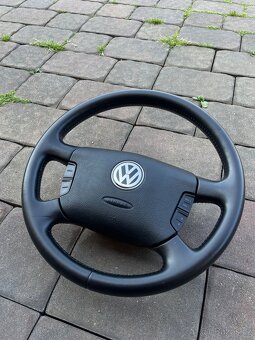 Kožený volant pro VW Golf 4 / Passat B5 s multifunkcí - 2