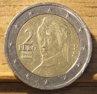 2 Euro - 2002 Rakusko  chyboražba ponuknite cenu. 028 - 2