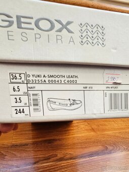 NOVÉ kožené mokasíny GEOX vel. 36,5 - 2