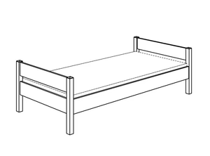 Dětská postel 90x200 cm - 2