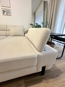 Téměř nový rozkládací gauč s úložným prostorem - 2