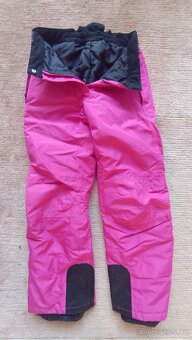 Dívčí 146/152 lyžařské kalhoty + tepláky + zateplená vesta - 2