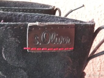 boty S.Oliver dámské Black velikost 39 - 2