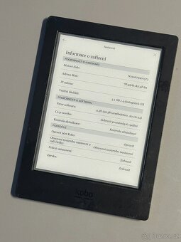 Čtečka knih KOBO AURA H20 4GB černá - 2