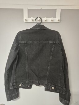 ZARA dámská černá denim bunda - 2