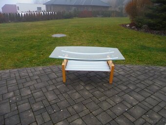 stůl konferenční, skleněná deska - 2