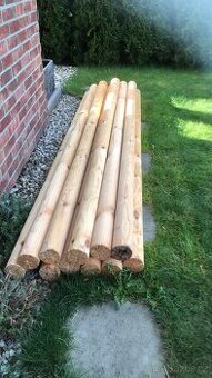 Kulatina borovice délka 263cm průměr 10cm - 2