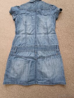 Riflové šaty vel. 146 H&M - 2