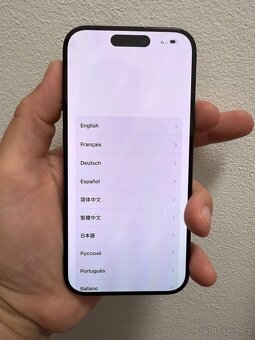 Prodám iPhone 15 Pro Black Titanium 128GB - 2