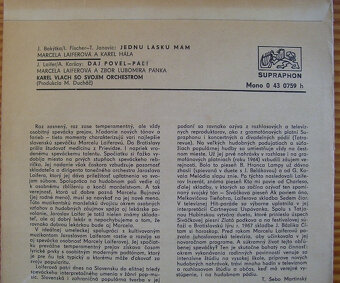 SP deska M.Laiferová a Karel Hála 1969/62/ - 2