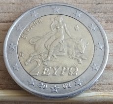 2 Euro 2002 Grecko pšeničnoražba, nabídněte sumu. - 2