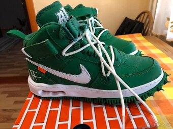Nike Air Force 1 Mid Off-White Pine Green 42,5 nove - 2