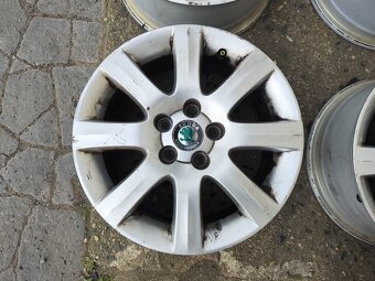 15"alu sada 5x100 origo Škoda Fabia 2 Roomster Polo Ibiza - 2