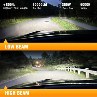 Nové LED žárovky D1S/D2S/D3S 6000K + LED T10 zdarma - 2