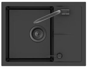 KUCHYŇSKÝ GRANITOVÝ DŘEZ MILO EMMA 30 + BATERIE + DÁVKOVAČ - 2