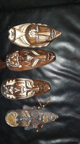 Etno masky - dekorace viz foto - 2