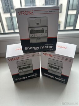Nový 3 fázový elektroměr 80A na din listu - 2