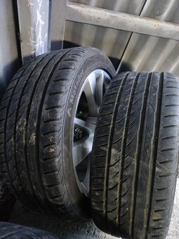 4ks alu disky orig. Škoda pneu 225/45 R17 6mm+ - 2