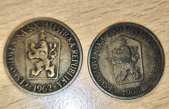4 x stará 1 KČS - 1962, 1964, 1970, 1980. - 2