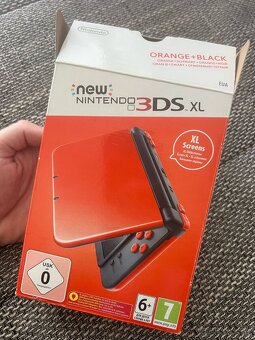 New Nintendo 3ds XL Orange + black IPS - 2